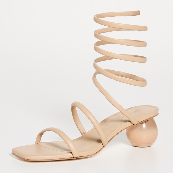 Cult Gaia Freya ball heel nude sandals 8.5 - Picture 1 of 9